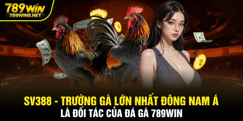 SV388 - Trường gà lớn nhất Đông Nam Á là đối tác của đá gà 789WIN